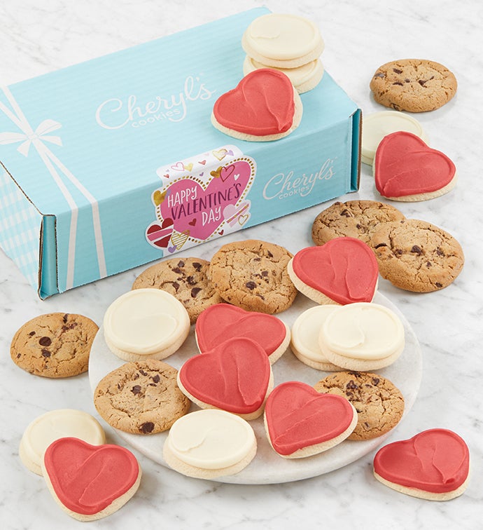 Happy Valentine’s Day Cookie Bow Box